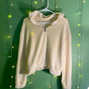 Cream V-Neck Sweater